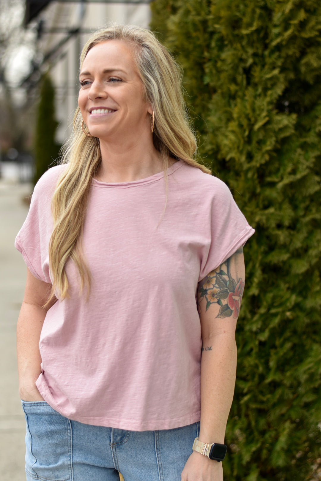 Heritage Cotton Boyfriend Tee