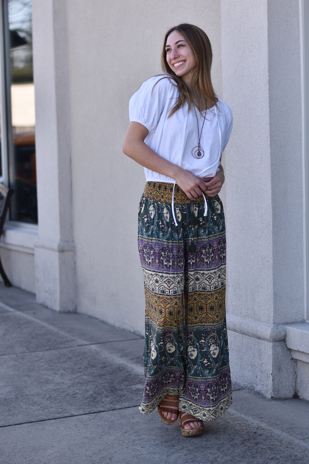 Cool Harbor Wide-Leg Pants