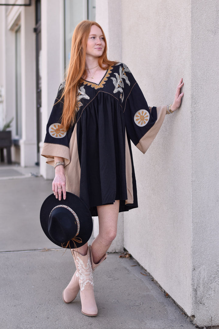 Arielle Embroidered Dress