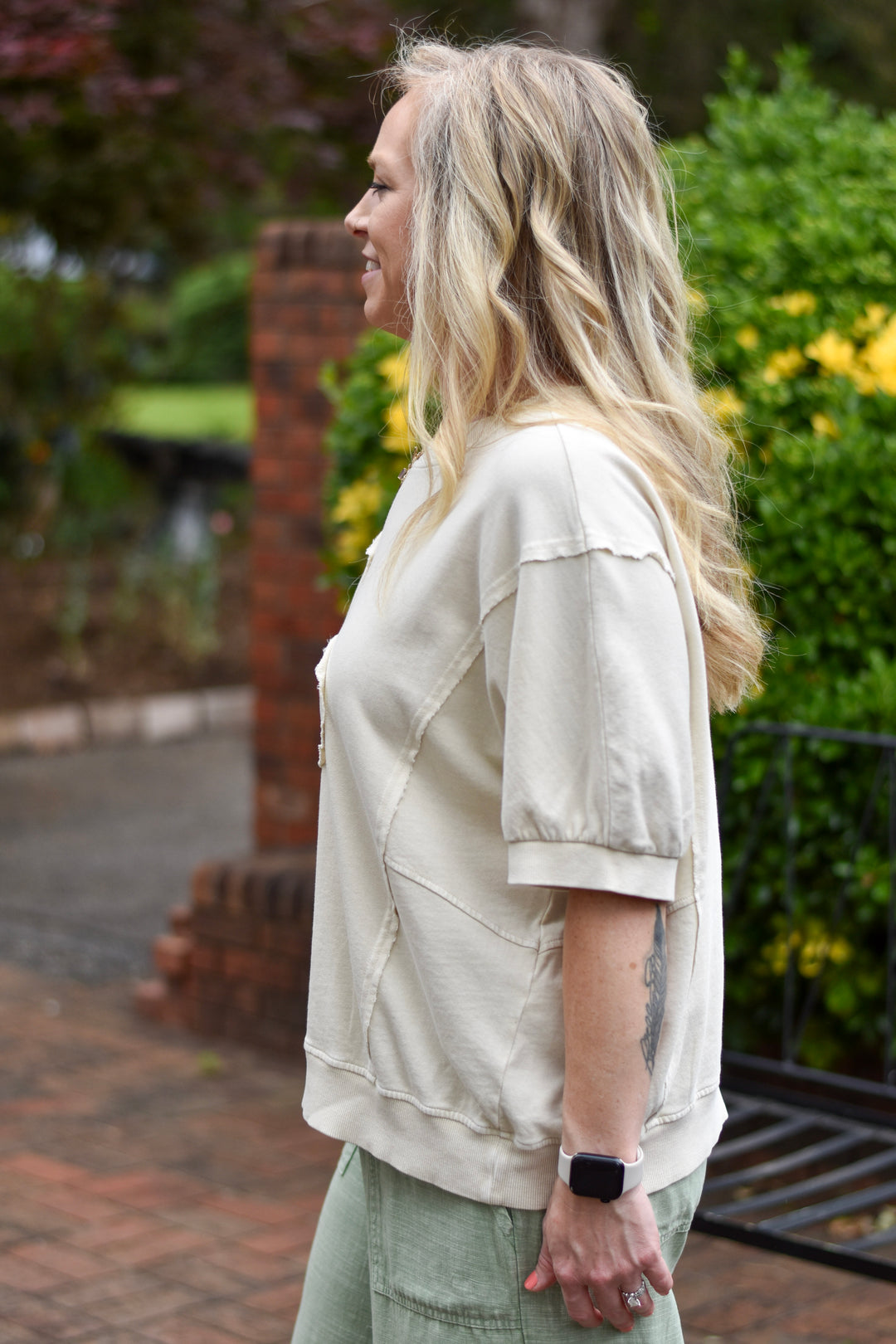 Sunshine & Flowers Knit Pullover