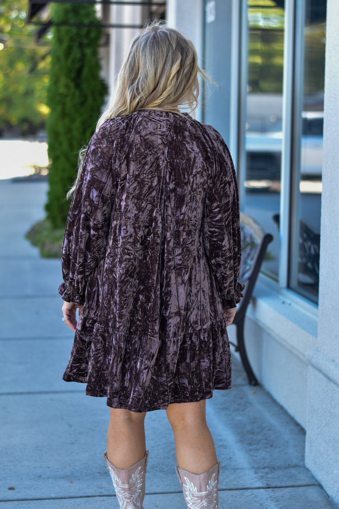 Umgee Velvet Crush Lace Dress