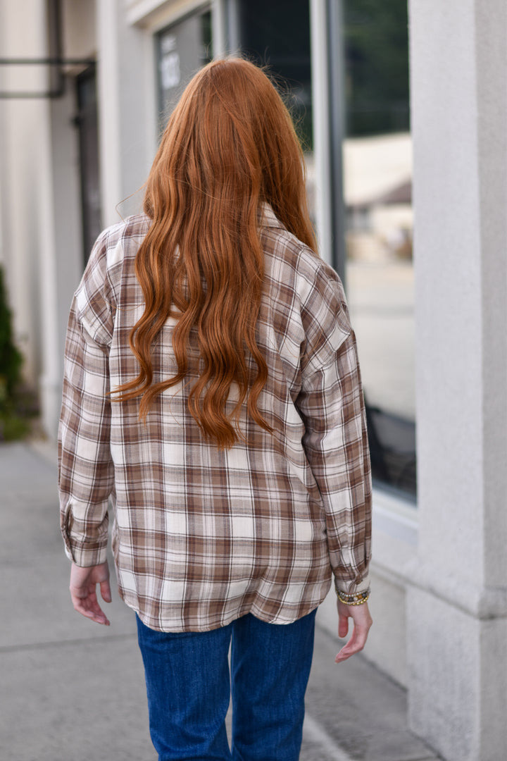 Callie Boyfriend Flannel Shirt