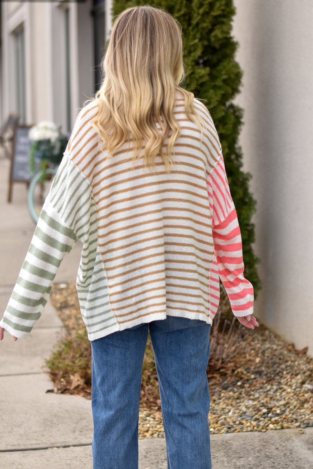 Soft Horizon Stripe Sweater