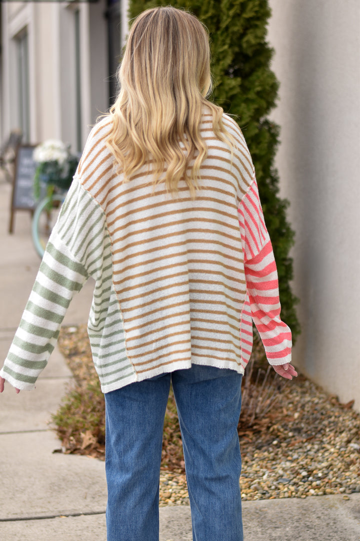 Soft Horizon Stripe Sweater