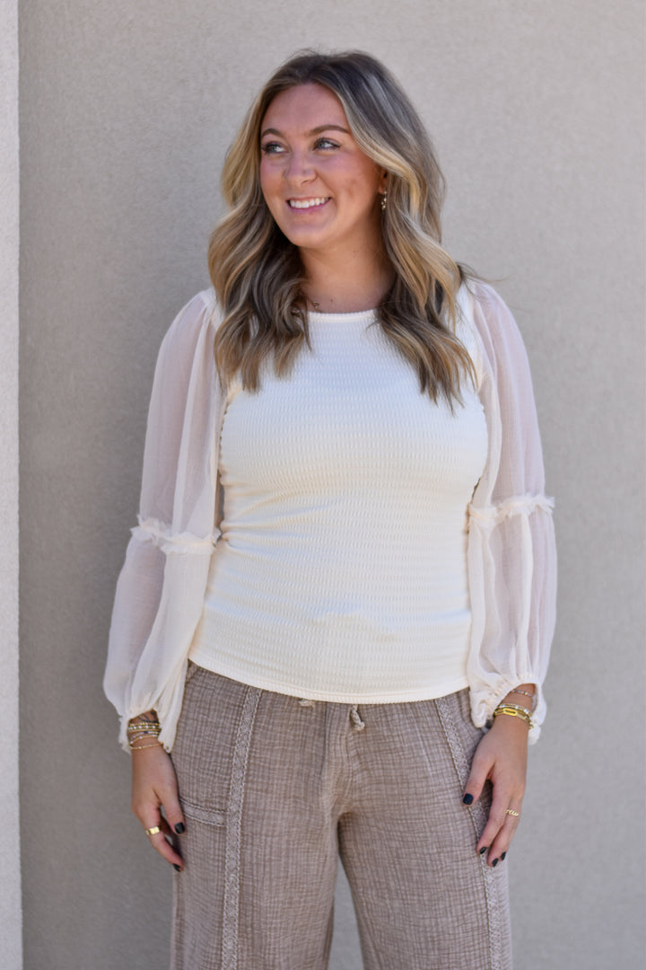 Whispering Petal Top