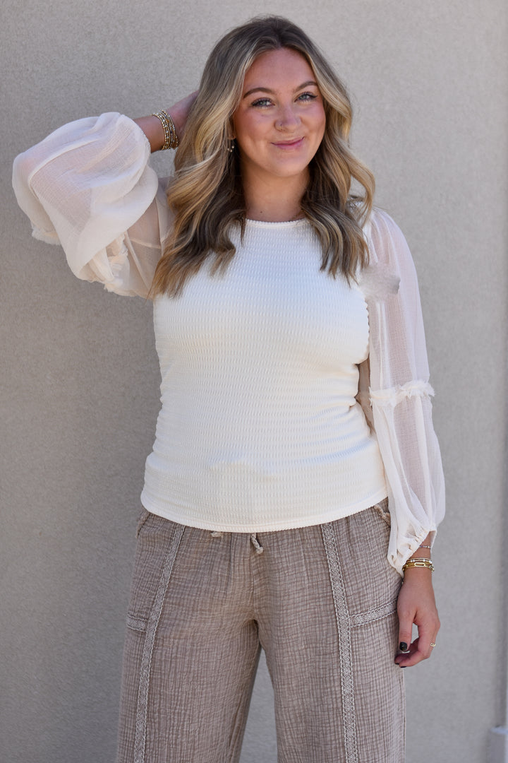Whispering Petal Top