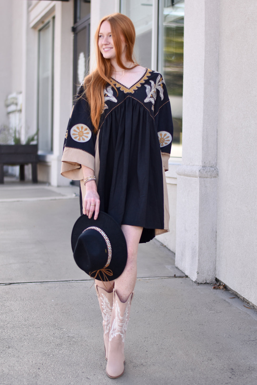 Arielle Embroidered Dress