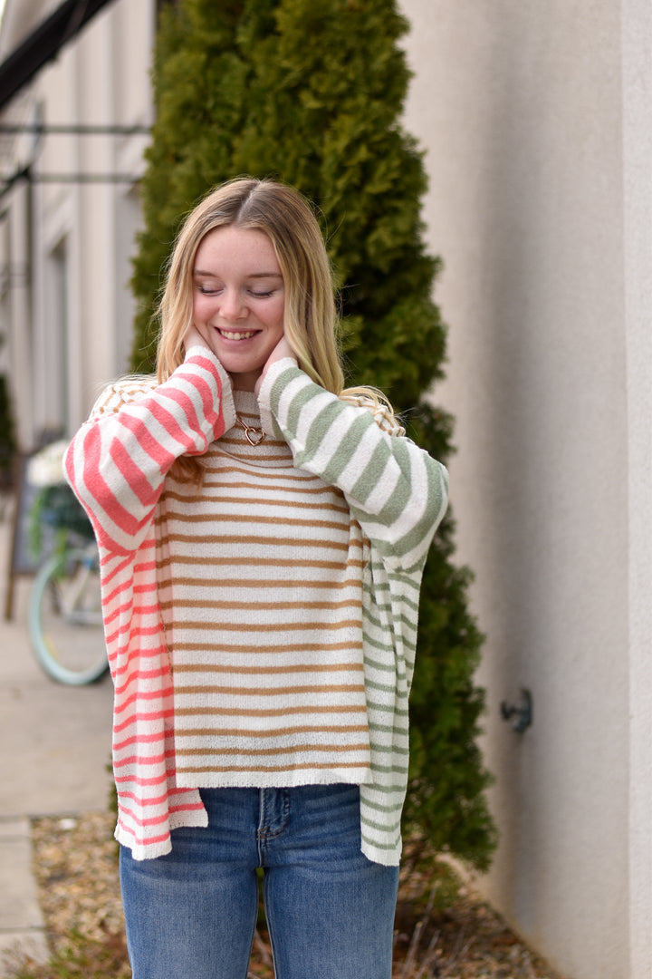 Soft Horizon Stripe Sweater