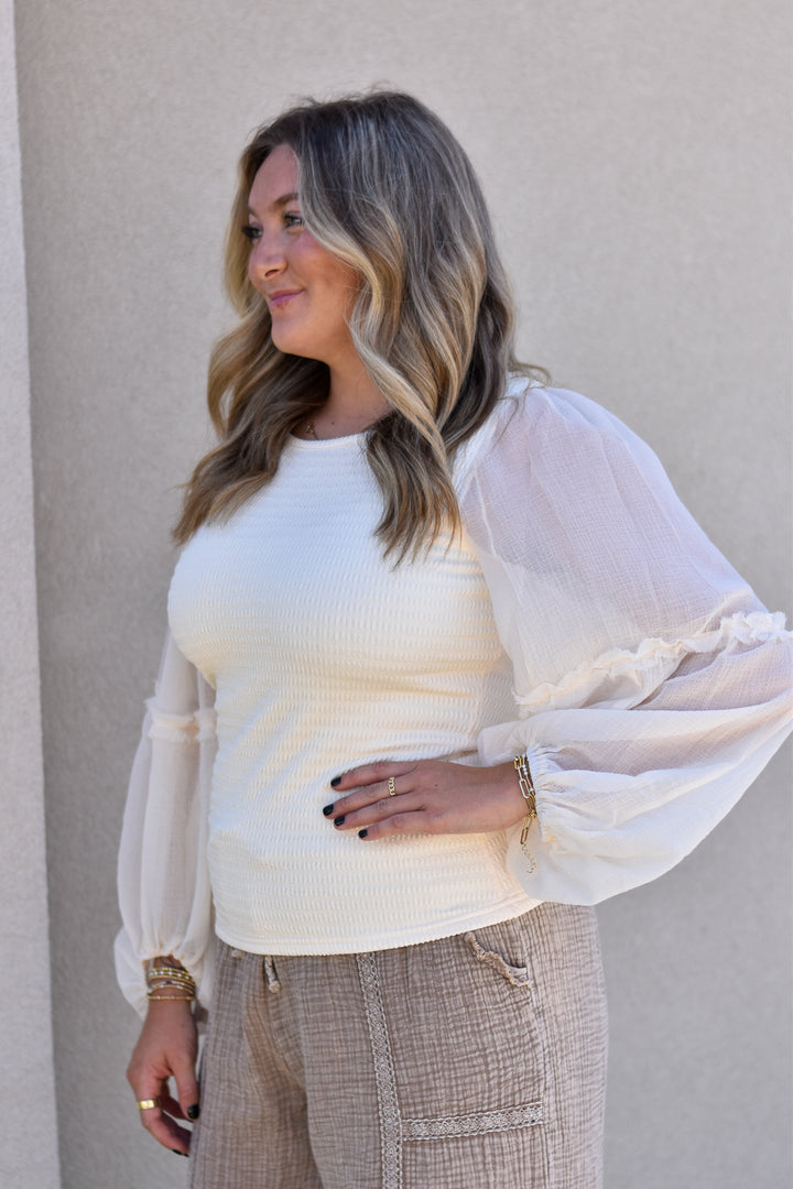 Whispering Petal Top