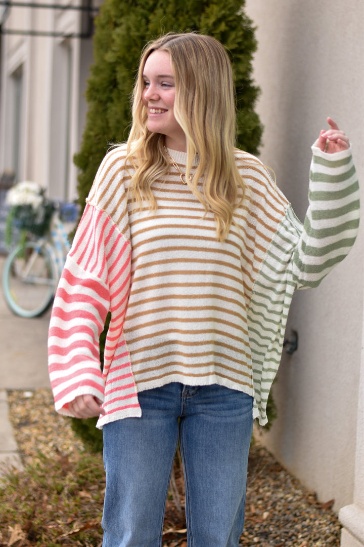Soft Horizon Stripe Sweater