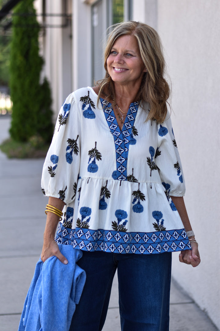 Wanderlust Floral Top