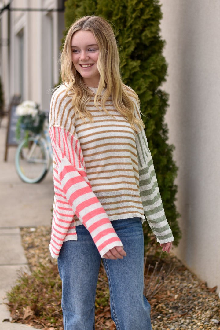 Soft Horizon Stripe Sweater
