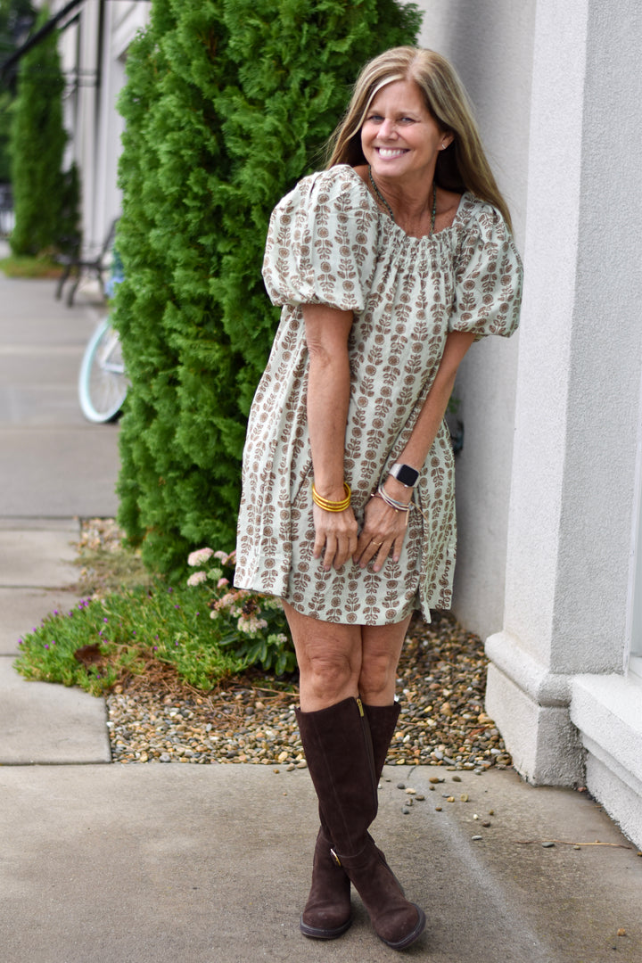 Vintage Floral Dress