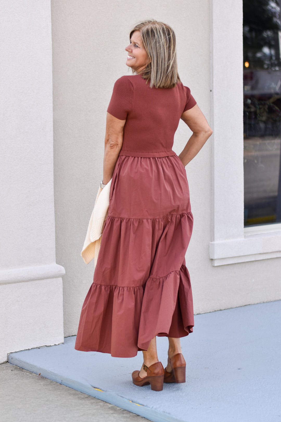 Amber Skies Midi Dress