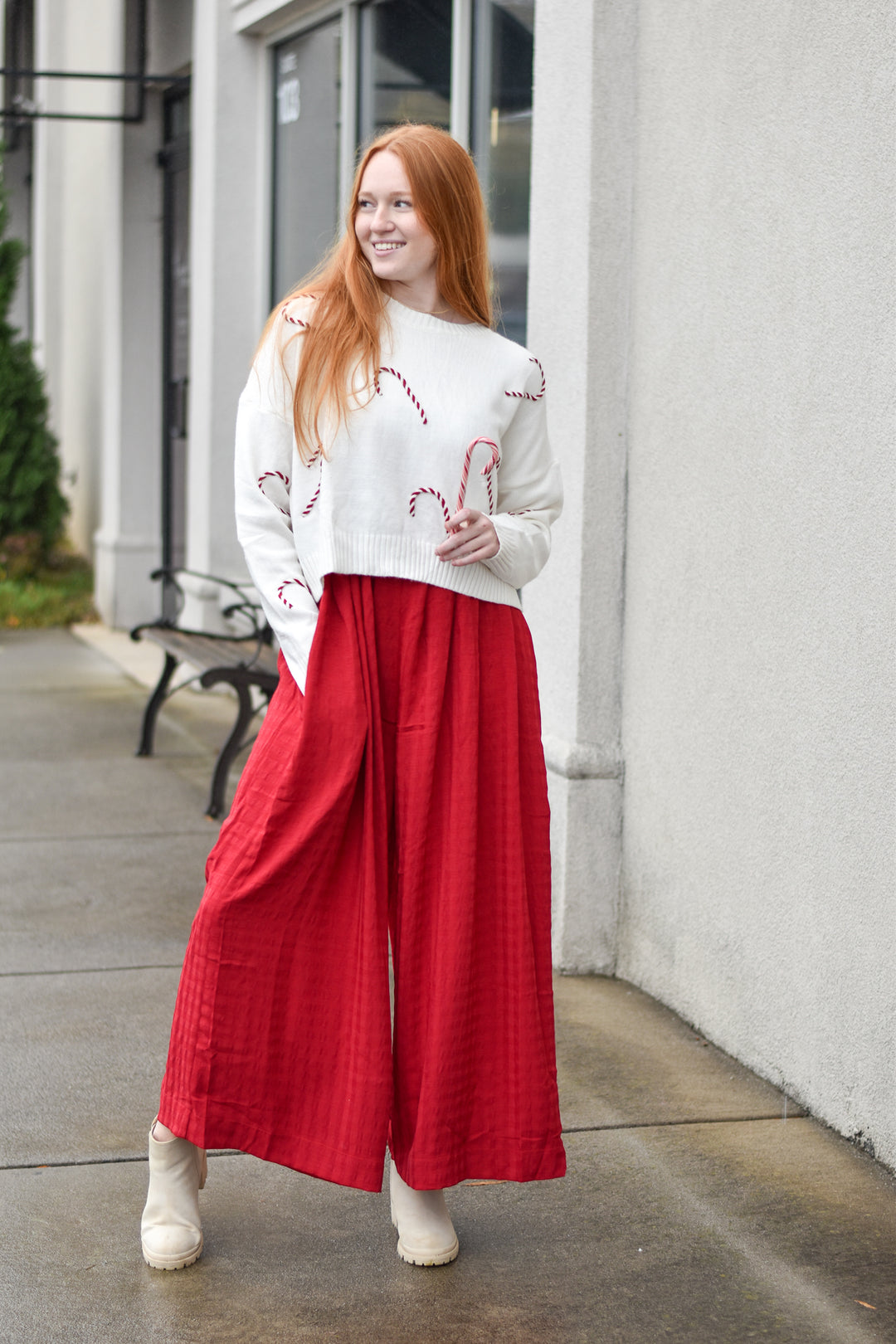 Candy Cane Lane Sweater