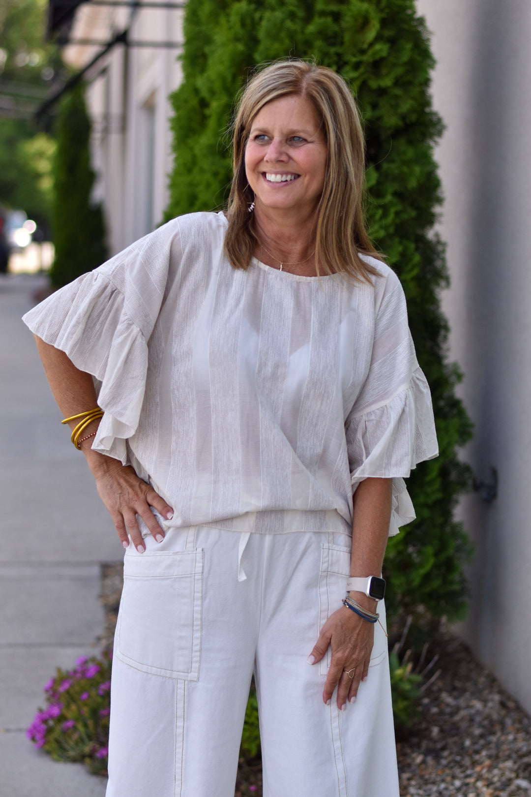 Ruffle & Breeze Top