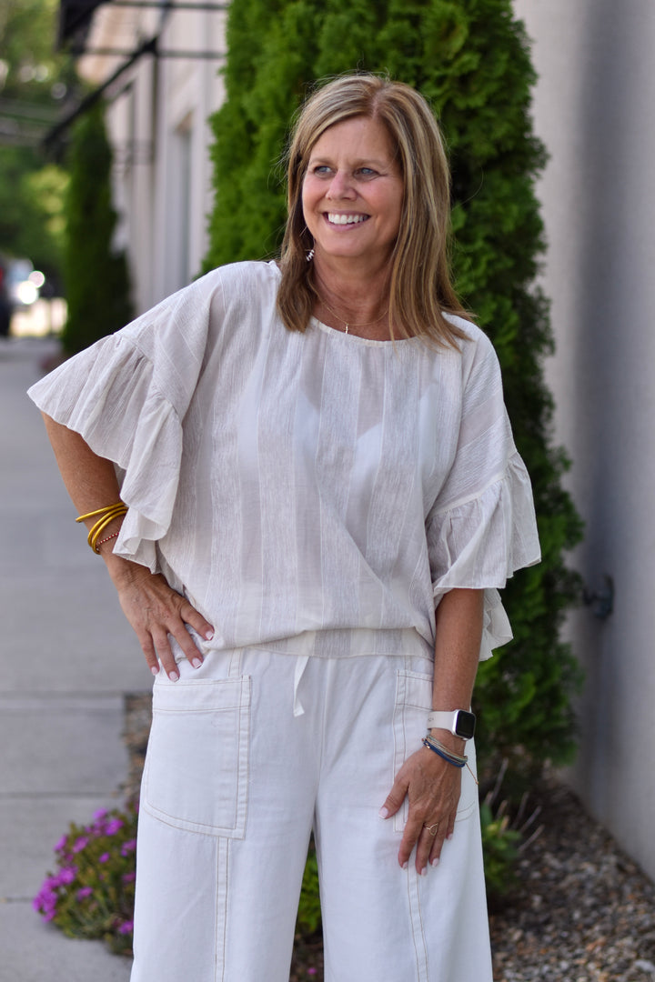 Ruffle & Breeze Top
