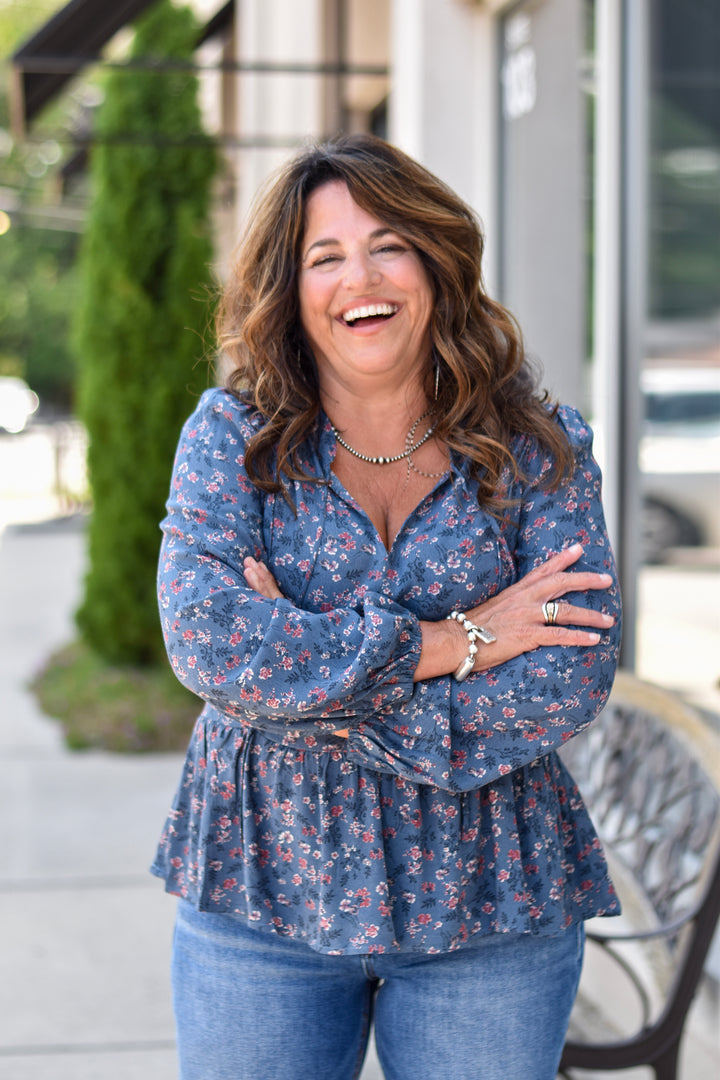 Pretty Blooms Chiffon Blouse