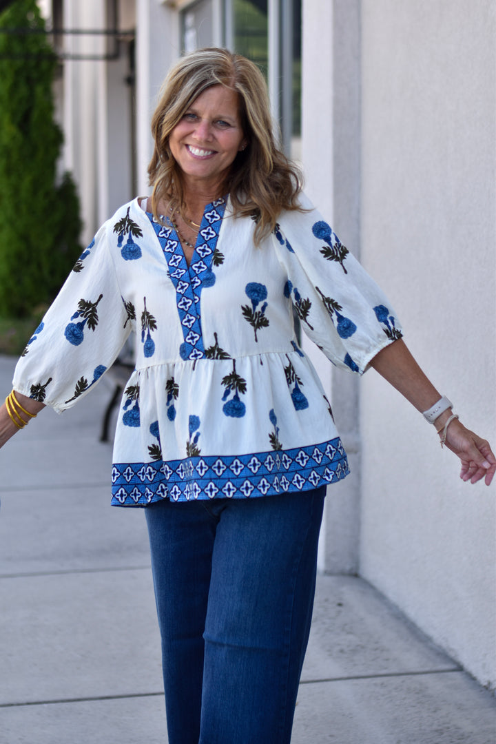 Wanderlust Floral Top