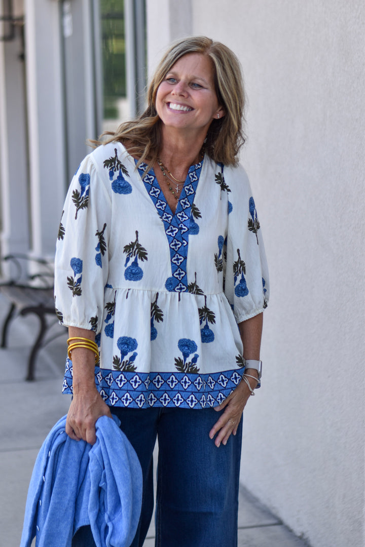 Wanderlust Floral Top