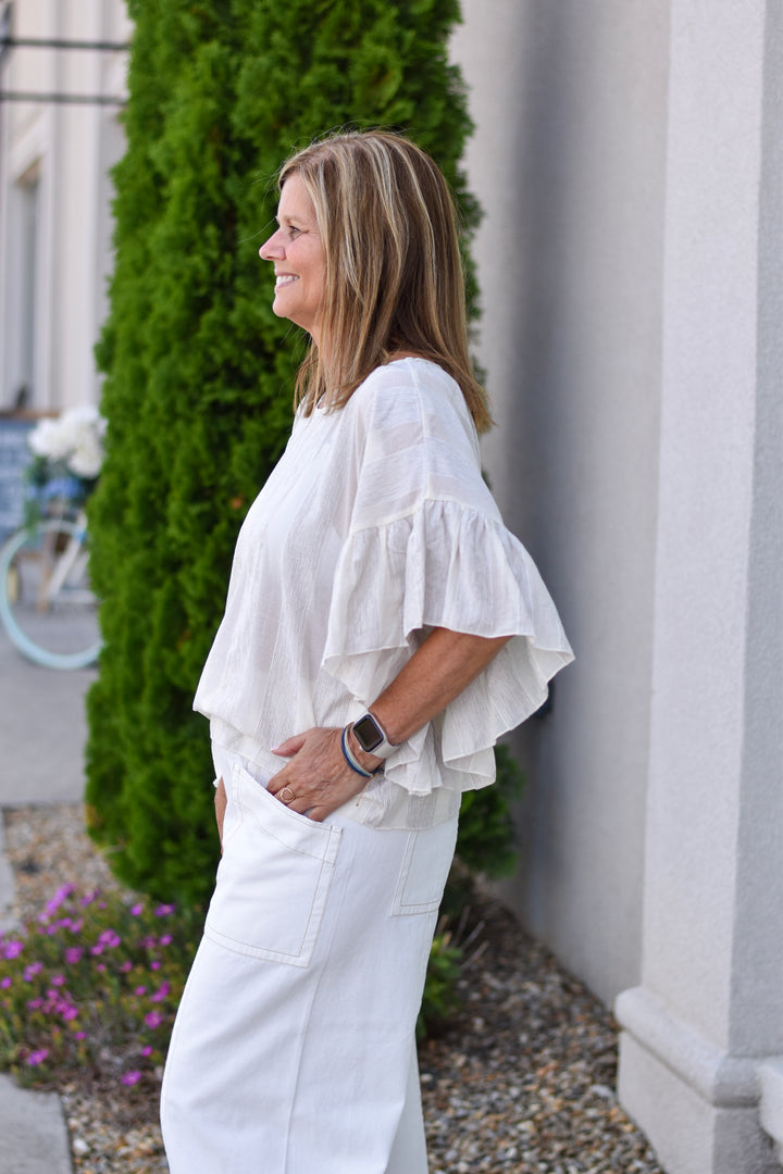 Ruffle & Breeze Top