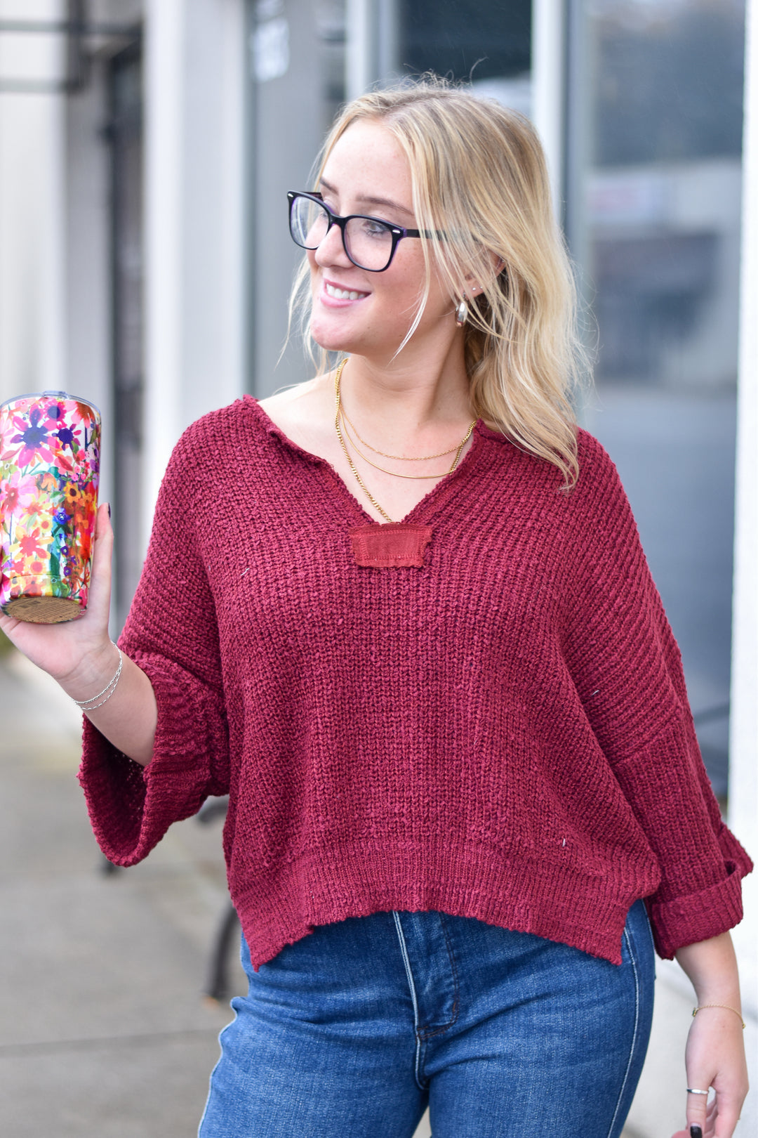 Rhea Patch Sweater