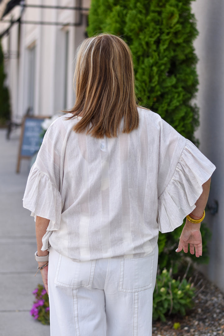 Ruffle & Breeze Top