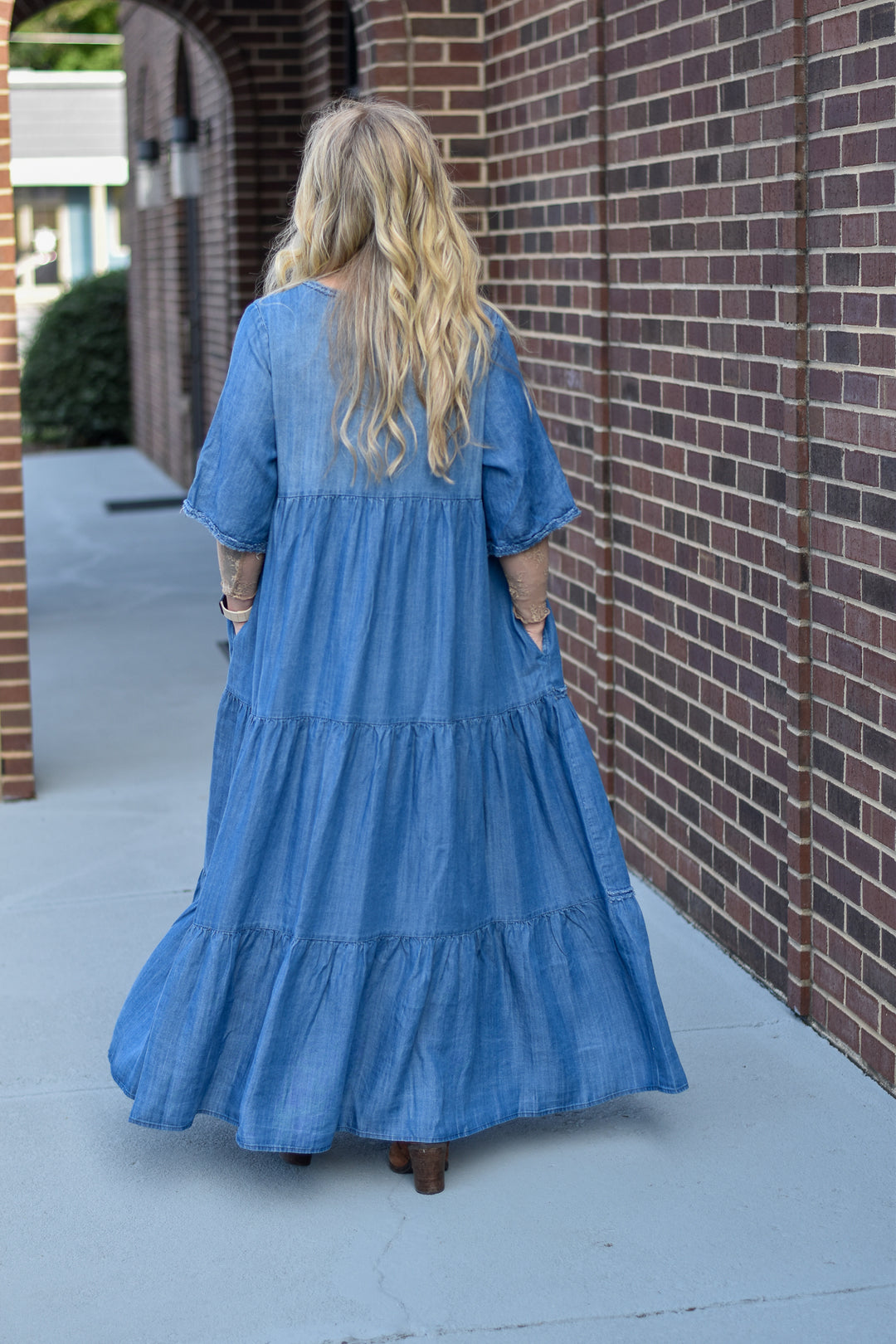 Wanderlight Denim Dress