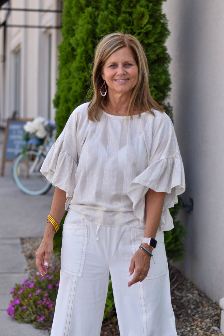 Ruffle & Breeze Top