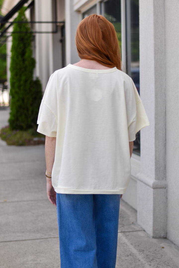 Star and Stripes Patchwork Tee