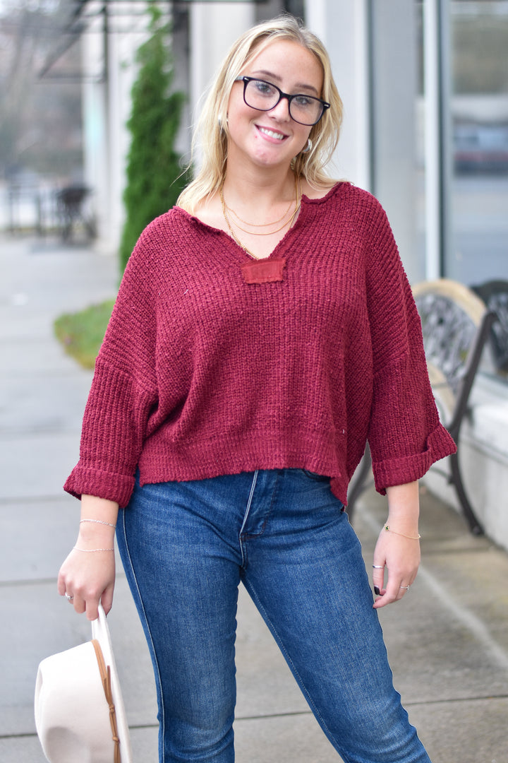 Rhea Patch Sweater