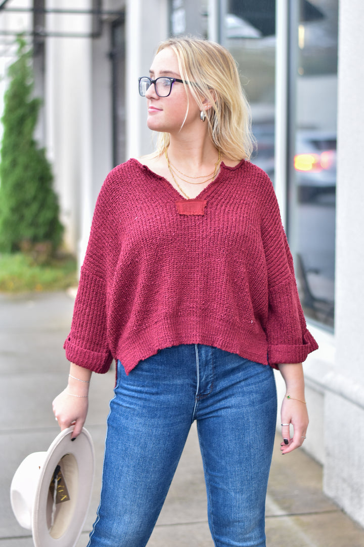 Rhea Patch Sweater