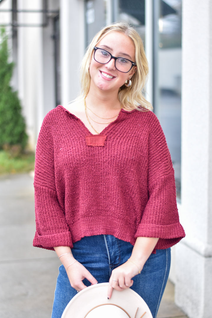 Rhea Patch Sweater