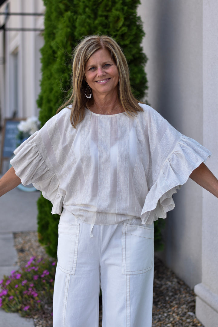 Ruffle & Breeze Top