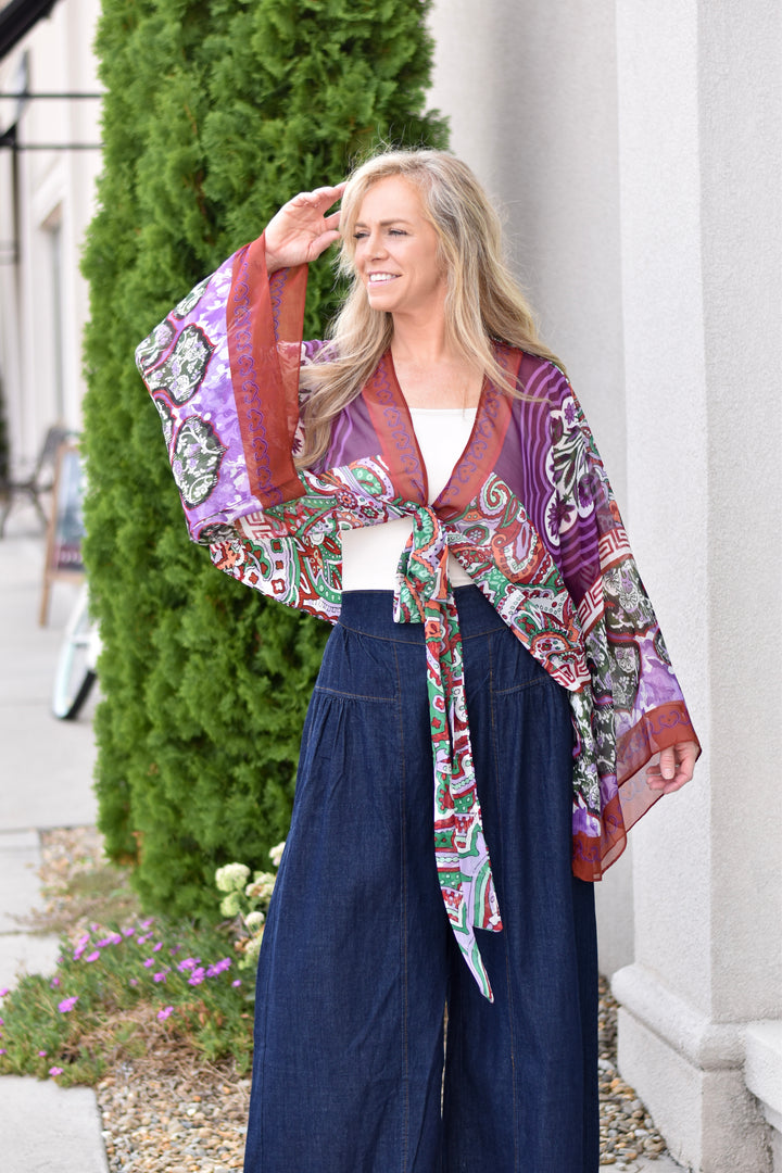 Boho Chic Tie Front Wrap