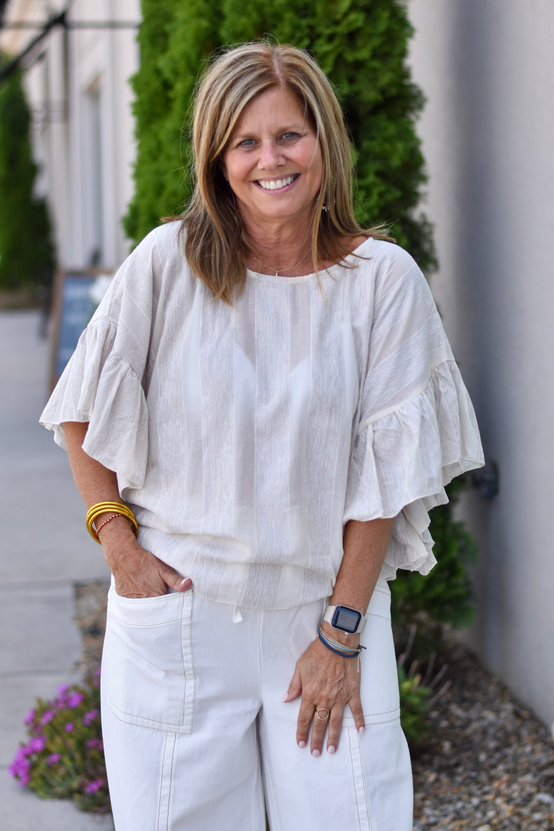 Ruffle & Breeze Top