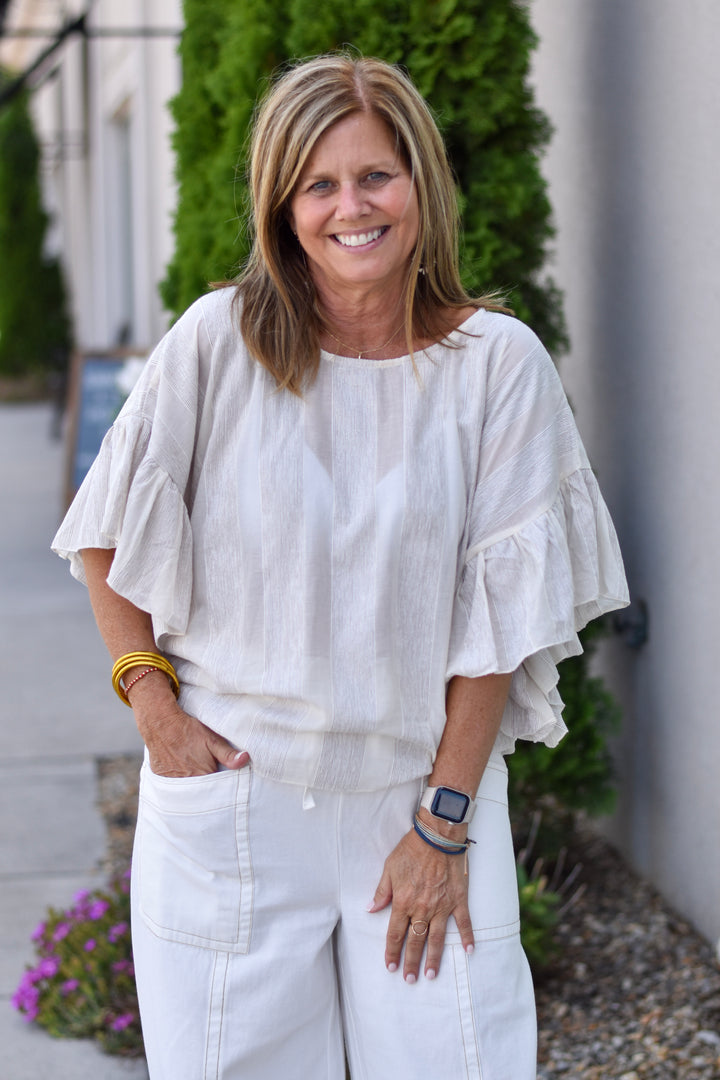 Ruffle & Breeze Top