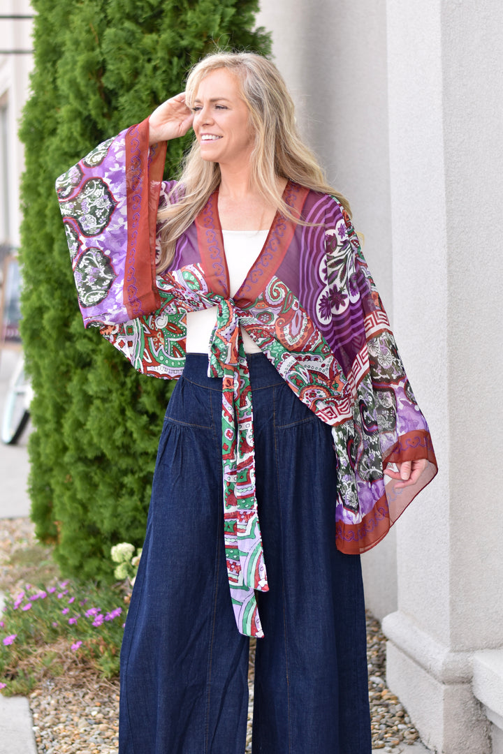 Boho Chic Tie Front Wrap