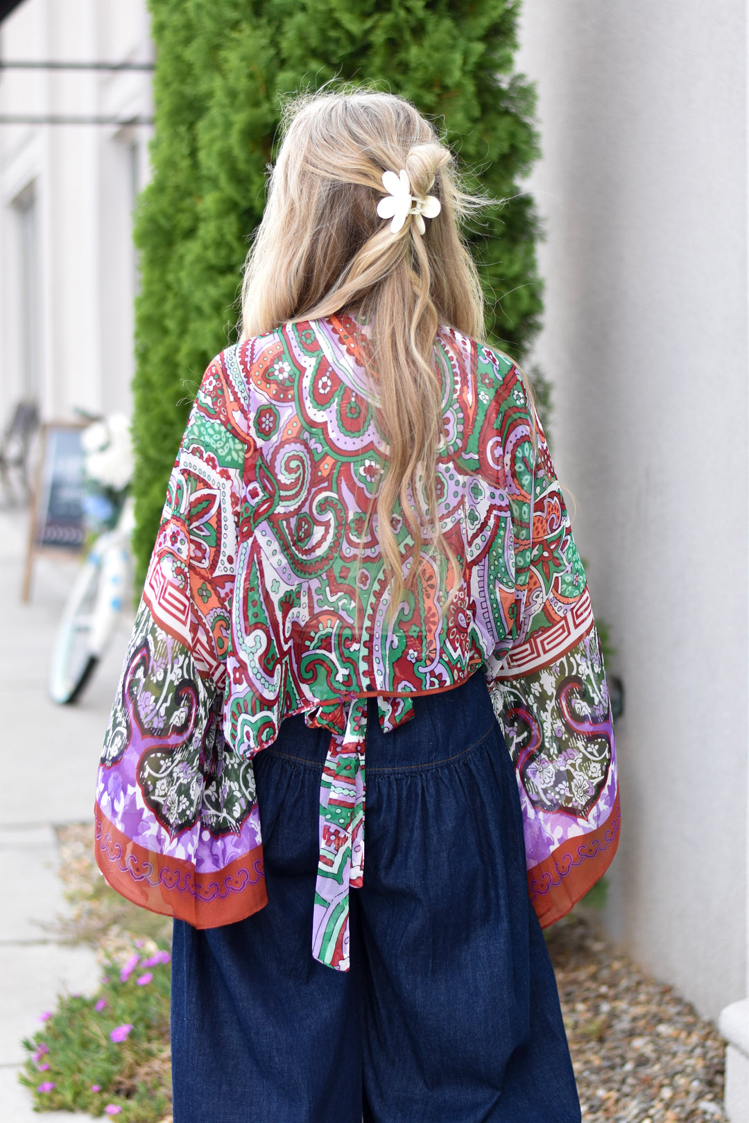 Boho Chic Tie Front Wrap