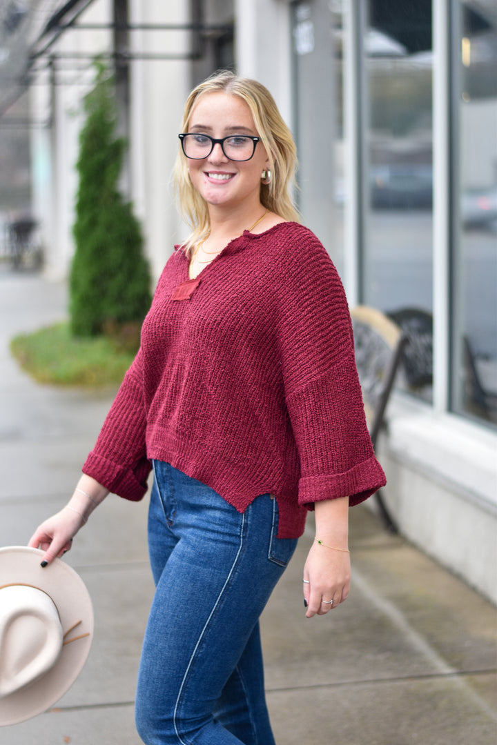 Rhea Patch Sweater