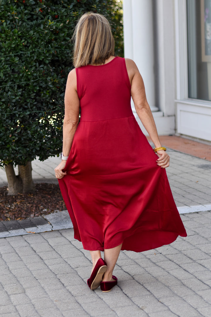 Burgundy Bliss Dress