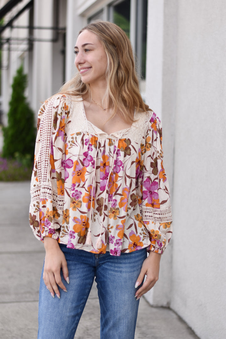 Catalina Floral Top