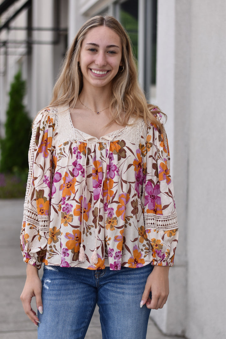 Catalina Floral Top