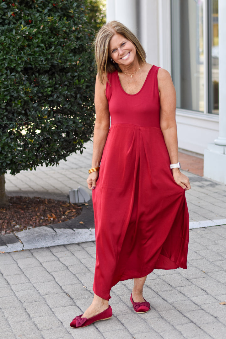 Burgundy Bliss Dress