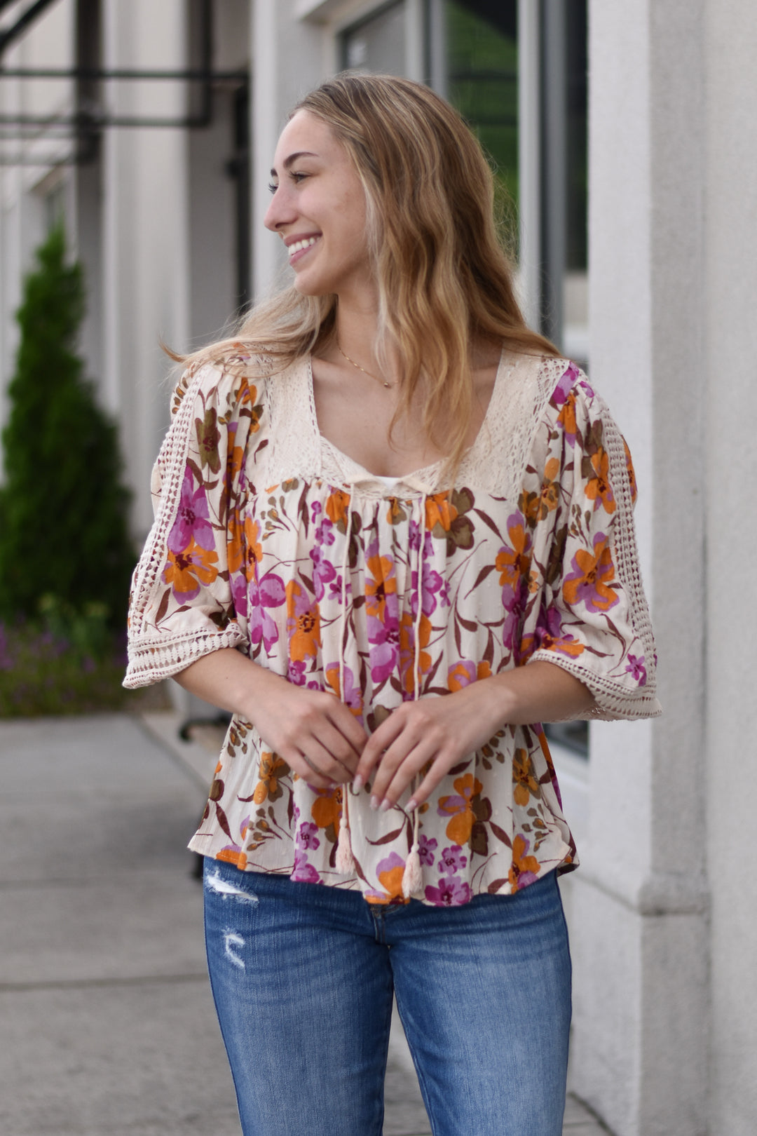 Catalina Floral Top