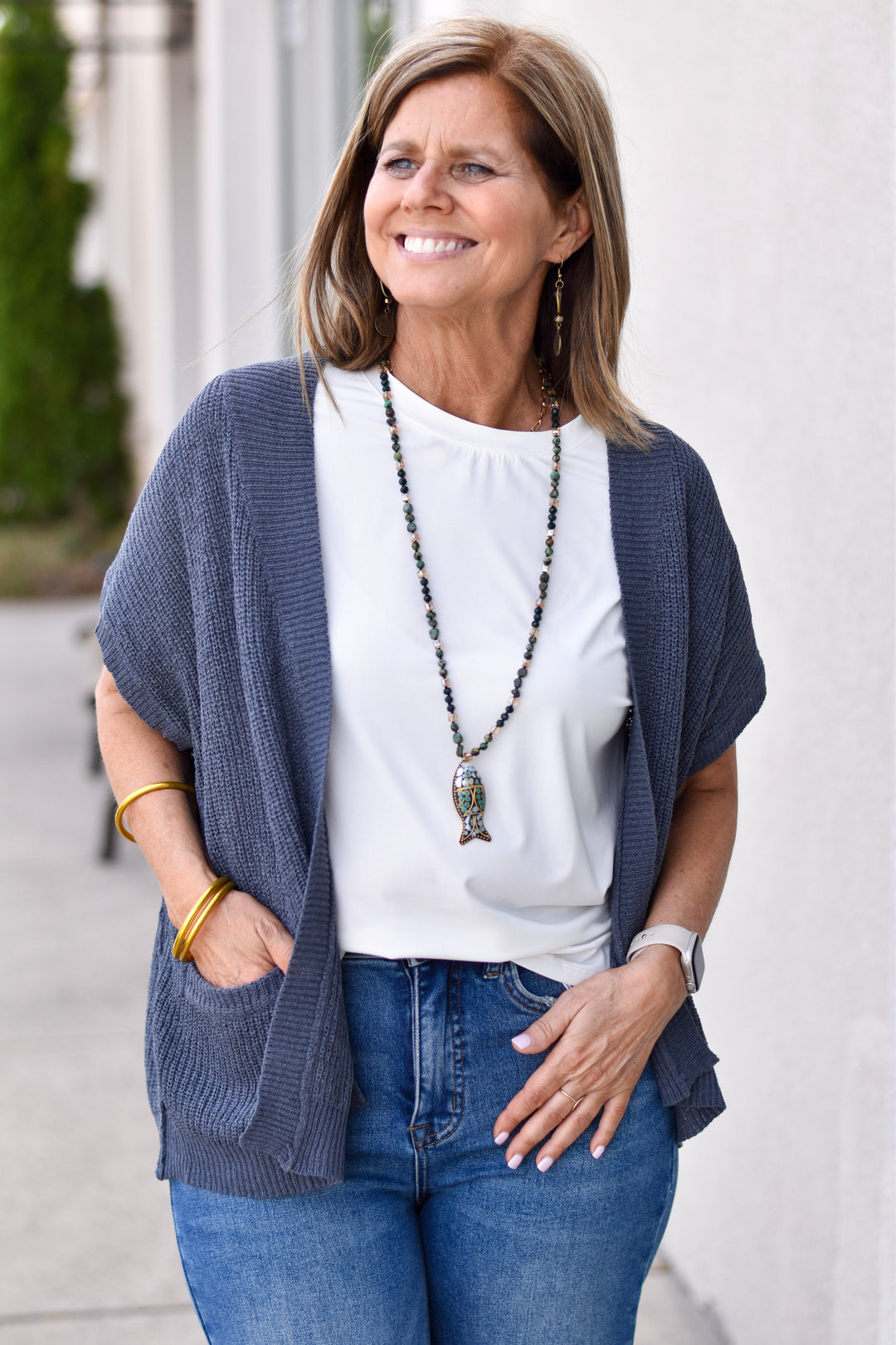 Light Layers Pocket Cardigan