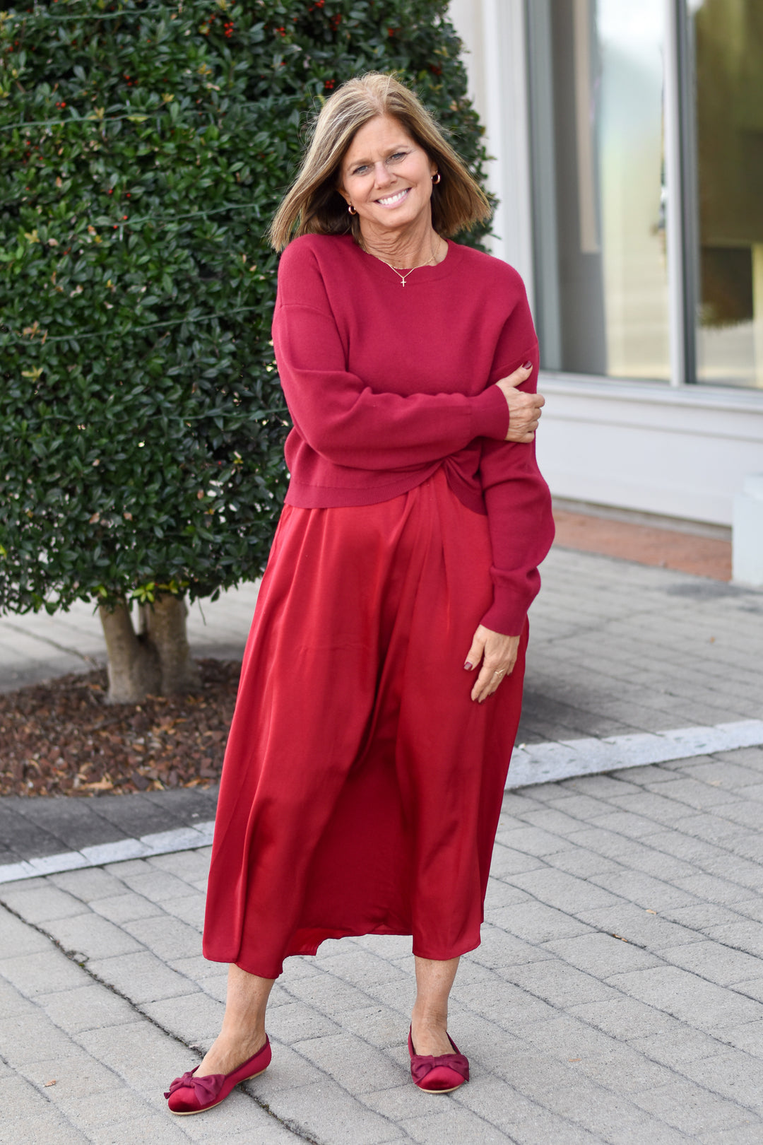 Burgundy Bliss Dress