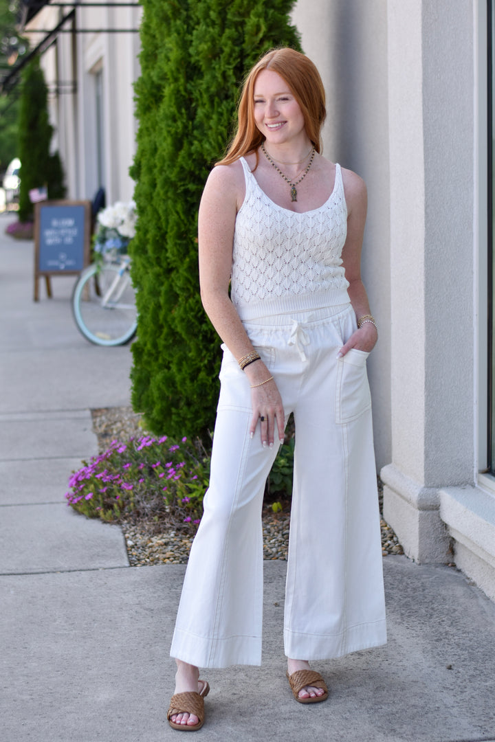Coastal Shell Knit Tank