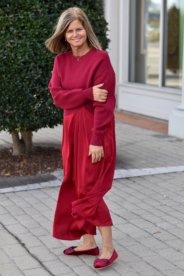 Burgundy Bliss Dress