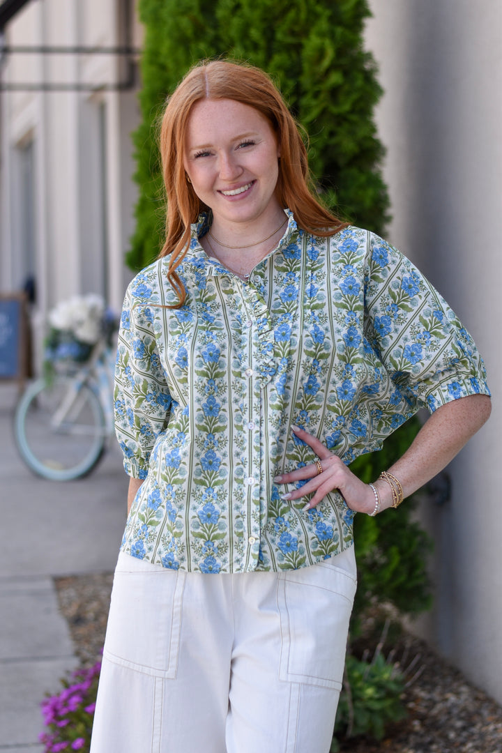 Garden Grace Cotton Top